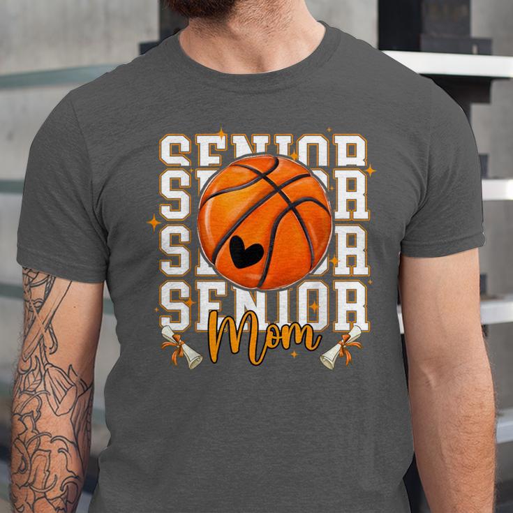 Senior Basketball Mom 2026 Basketball Graduation Unisex Jersey T-Shirt
