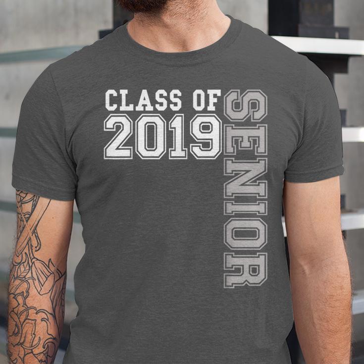 Senior Class Of 2019 19 Shirt High School Graduation Unisex Jersey T-Shirt