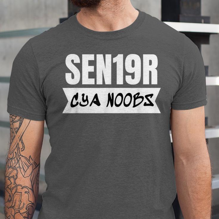 Senior Class 2019 Shirt High School Graduation Geek Unisex Jersey T-Shirt