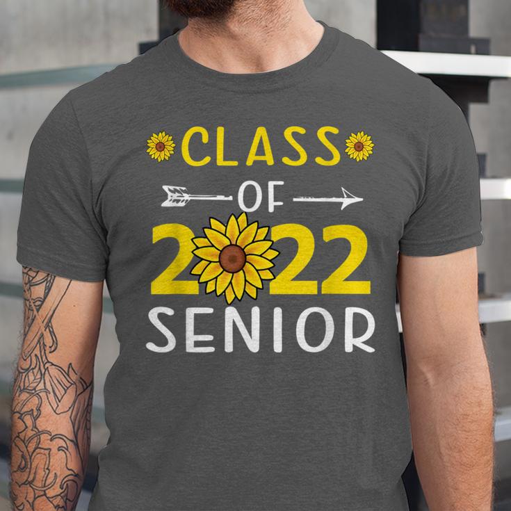 Senior Class Of 2022 Sunflower Graduation Seniors 22 Unisex Jersey T-Shirt