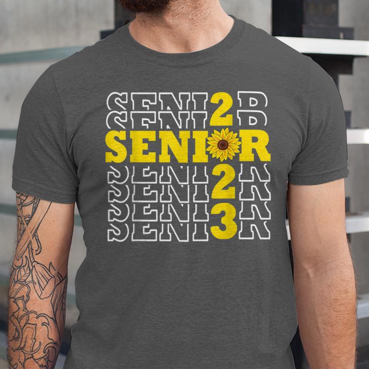 Senior Class Of 2023 Sunflower Graduation Seniors 23 Unisex Jersey T-Shirt