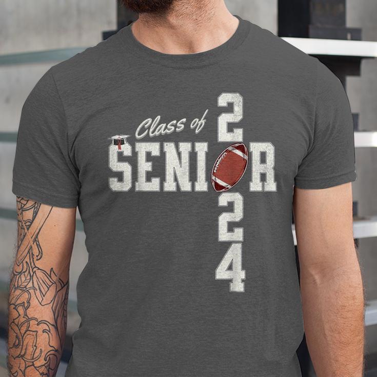 Senior Class Of 2024 Football Graduation Party Favors 2024 Unisex Jersey T-Shirt