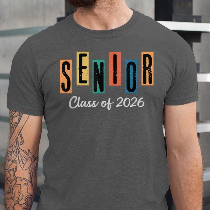 Senior Class Of 2026 Women Men Graduation Class Of 2026 Unisex Jersey T-Shirt
