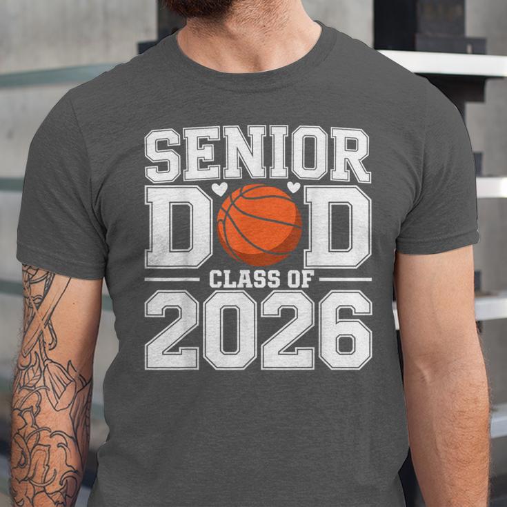 Senior Dad Class Of 2026 Cute Basketball Dad Graduation 2026 Unisex Jersey T-Shirt
