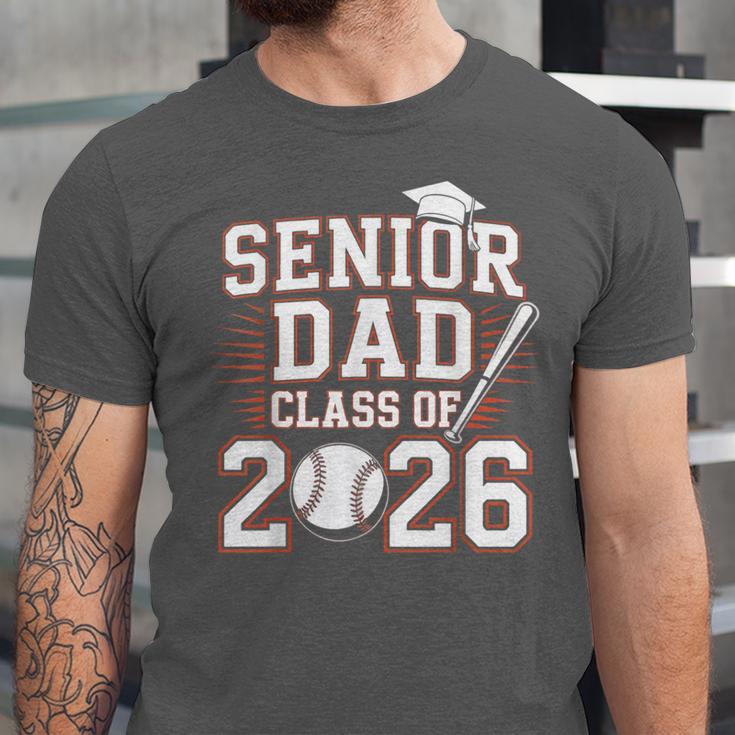 Senior Dad Class Of 2026 Graduate Baseball 2026 Graduation Unisex Jersey T-Shirt