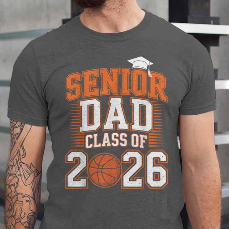 Senior Dad Class Of 2026 Graduate Basketball Graduation 2026 Unisex Jersey T-Shirt