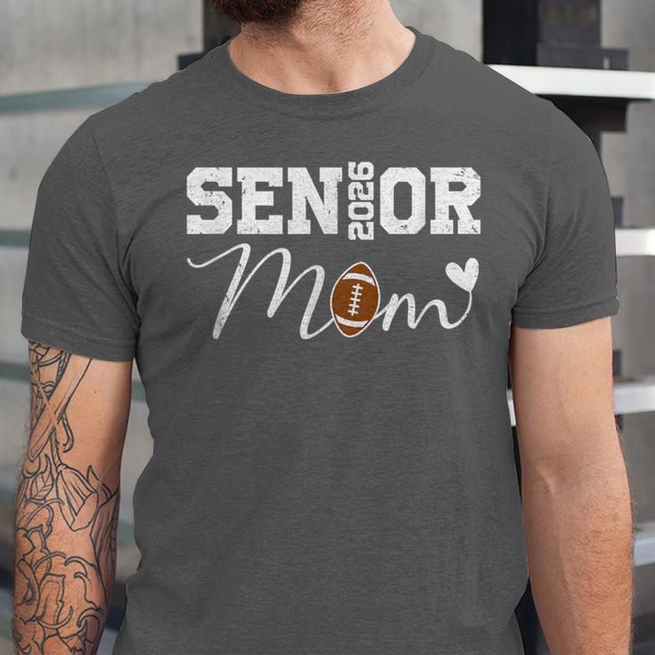 Senior Mom 2026 Football Mommy Class Of 2026 Graduation Unisex Jersey T-Shirt