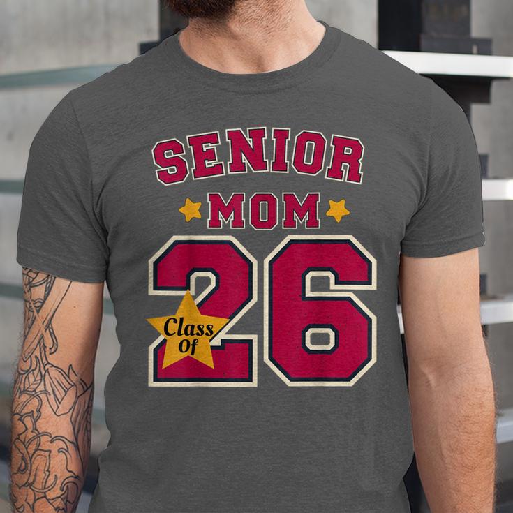 Senior Mom 2026 Proud Senior Mom Class Of 26 For Graduation Unisex Jersey T-Shirt