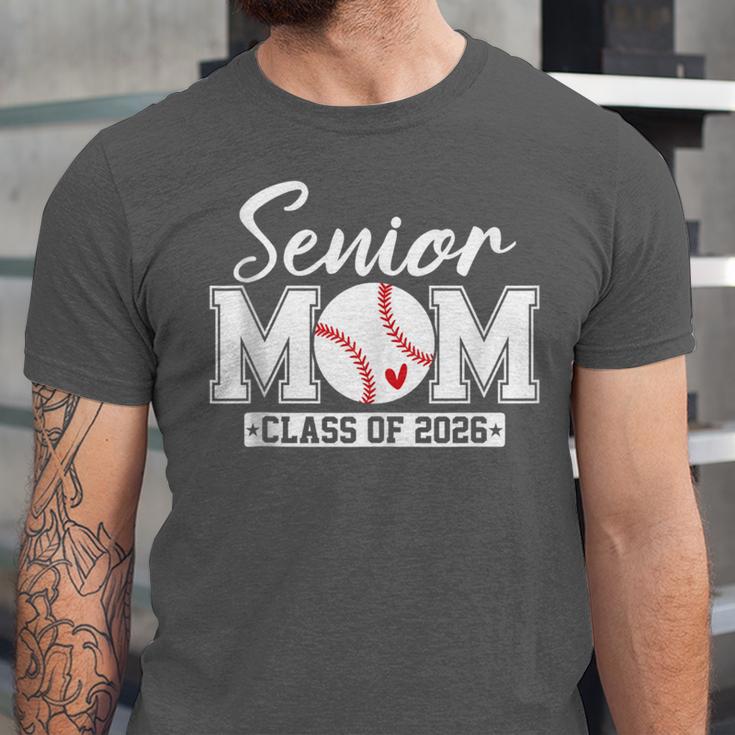Senior Mom Class Of 2026 Baseball Mom Graduation Unisex Jersey T-Shirt