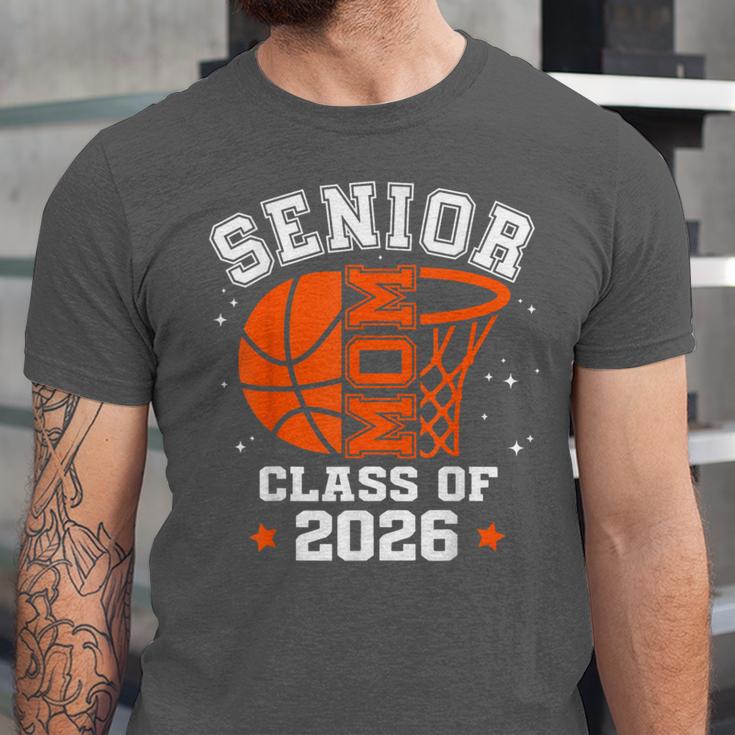 Senior Mom Class Of 2026 Basketball Graduation Unisex Jersey T-Shirt