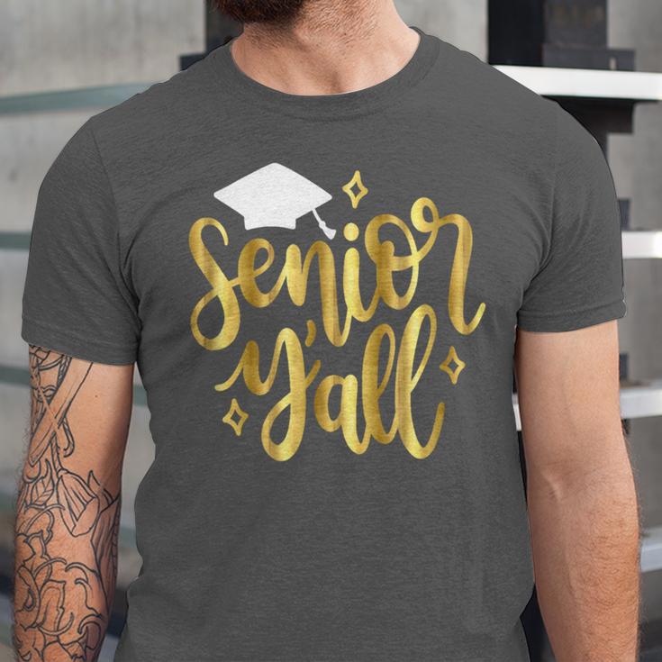 Seniors Y'All 2019 Graduation Tshirt High School College Unisex Jersey T-Shirt