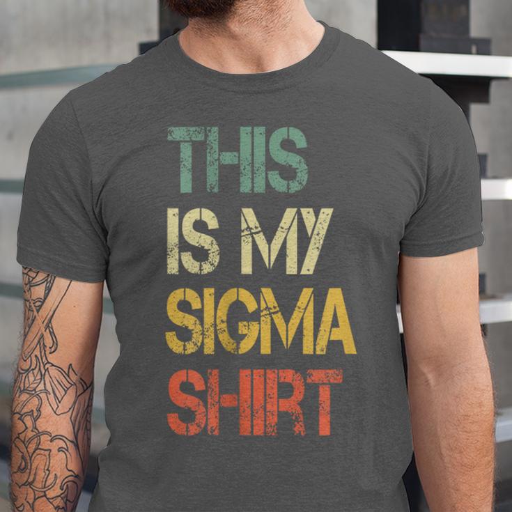 This Is My Sigma Shirt Male Lone Wolf Minimalist Introvert Unisex Jersey T-Shirt This Is My Sigma Shirt Male Lone Wolf Minimalist Introvert Unisex Jersey T-Shirt