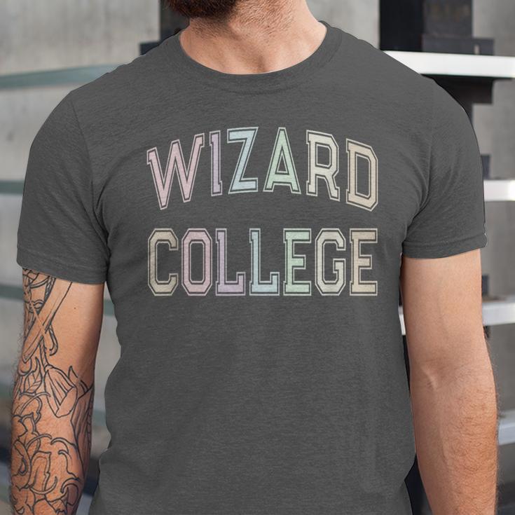 Silly Sarcastic WIZARD COLLEGE Introvert Anti Social School Unisex Jersey T-Shirt Silly Sarcastic WIZARD COLLEGE Introvert Anti Social School Unisex Jersey T-Shirt