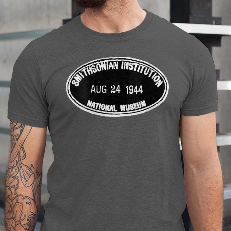 Smithsonian Institution Library 1944 Book Stamp Unisex Jersey T-Shirt