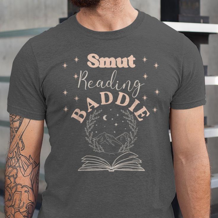 Smut Reading Baddie Smutty Book Lover Merch Women Romance Unisex Jersey T-Shirt Smut Reading Baddie Smutty Book Lover Merch Women Romance Unisex Jersey T-Shirt