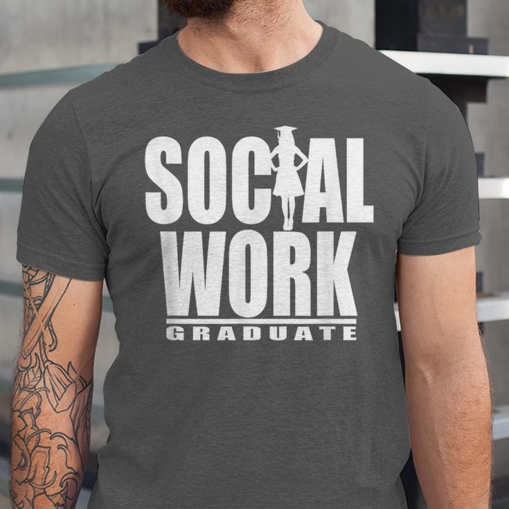 Social Work Graduate TShirt College Graduation Unisex Jersey T-Shirt