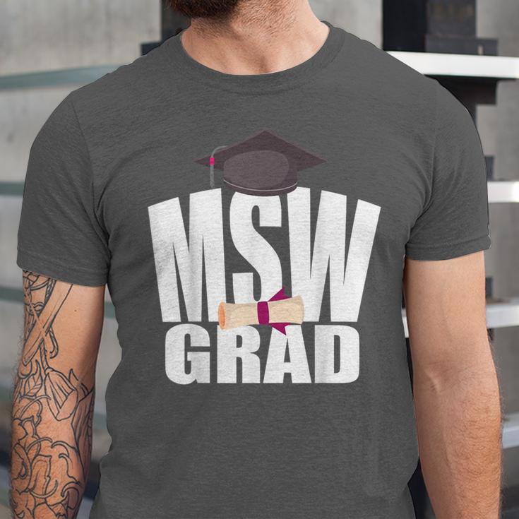 Social Work MSW Graduation Masters Degree Worker 2020 Unisex Jersey T-Shirt