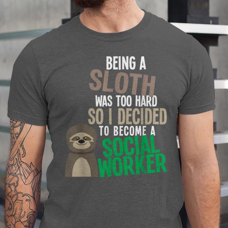 Social Work Student Masters Degree Graduation Unisex Jersey T-Shirt