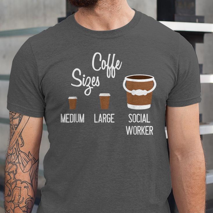 Social Work s Coffee Graduation Social Worker Unisex Jersey T-Shirt