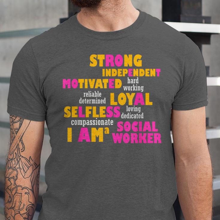 Social WorkerShirt Graduation Social Work Month Unisex Jersey T-Shirt