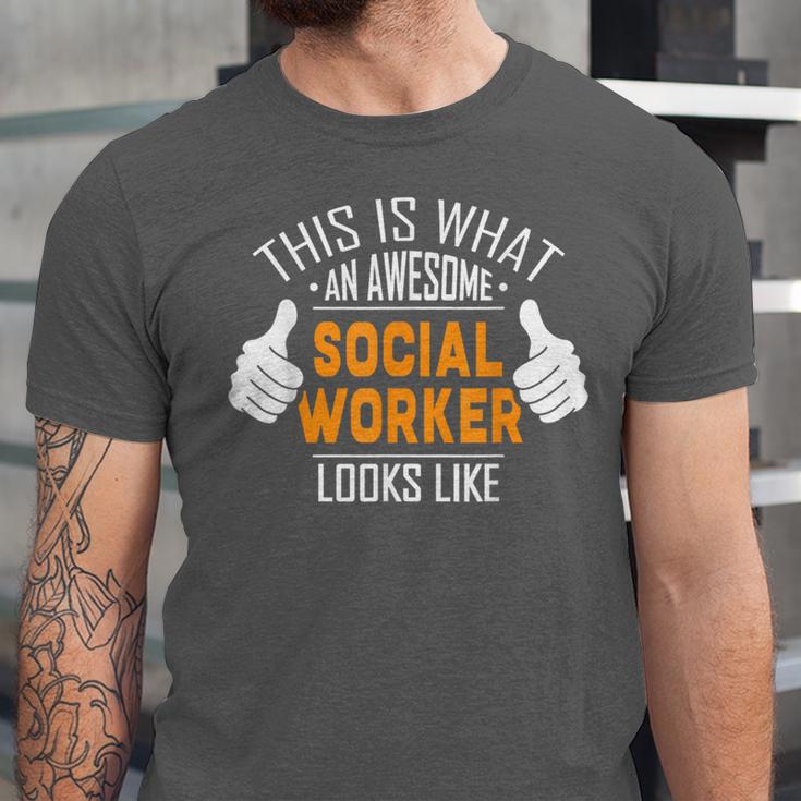 Social Work s Graduation Social Worker Men Unisex Jersey T-Shirt