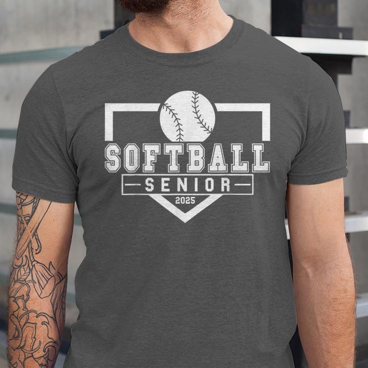 Softball Senior Night Softball Senior 2025 Graduation 4 Unisex Jersey T-Shirt