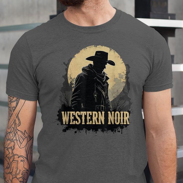 Spaghetti Western Cowboy Culture Classic Western Nostalgia Unisex Jersey T-Shirt Spaghetti Western Cowboy Culture Classic Western Nostalgia Unisex Jersey T-Shirt