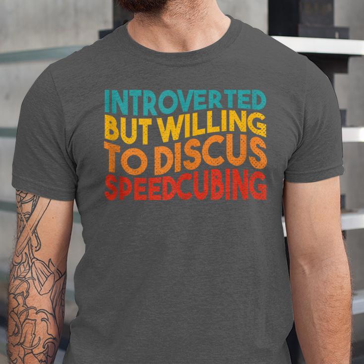 Speedcuber Introvert Cube Solver Speedsolving Speedcubing Unisex Jersey T-Shirt Speedcuber Introvert Cube Solver Speedsolving Speedcubing Unisex Jersey T-Shirt
