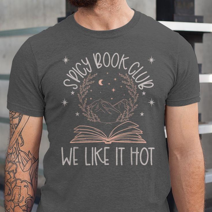 Spicy Book Club Dark Romance Lover Of Spicy Bookish Merch Unisex Jersey T-Shirt Spicy Book Club Dark Romance Lover Of Spicy Bookish Merch Unisex Jersey T-Shirt