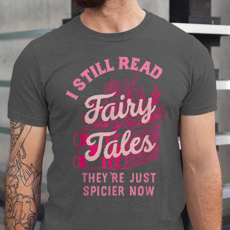 Spicy Book Lover For Women Who Love To Read Romance Fantasy Unisex Jersey T-Shirt