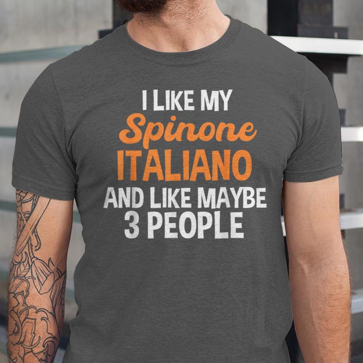 Spinone Italiano Dog Introvert Bracco Spinoso Fur Parent Unisex Jersey T-Shirt