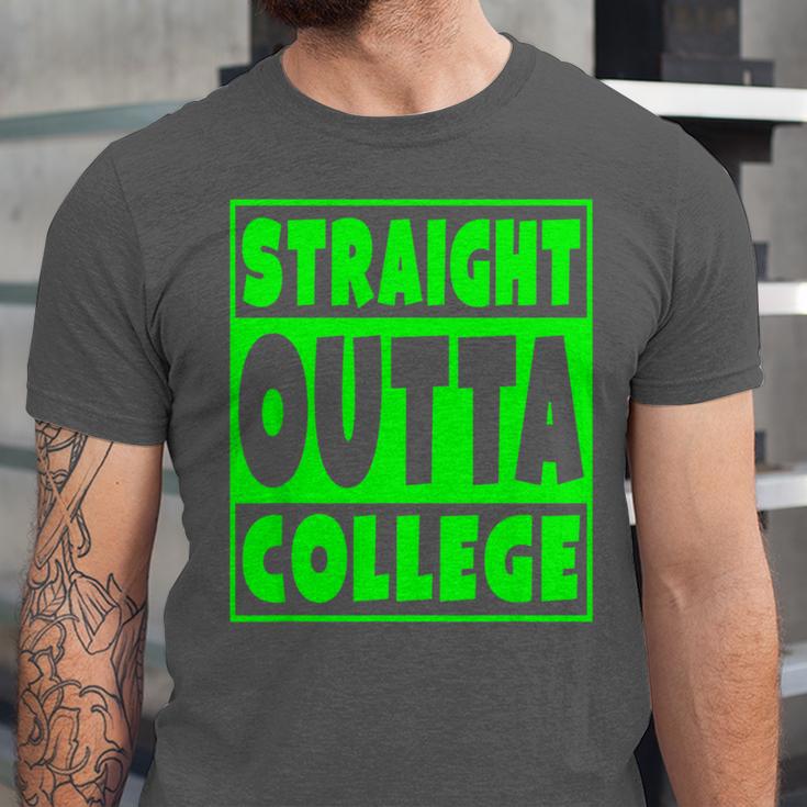 Straight Outta College 2018 Graduation Unisex Jersey T-Shirt