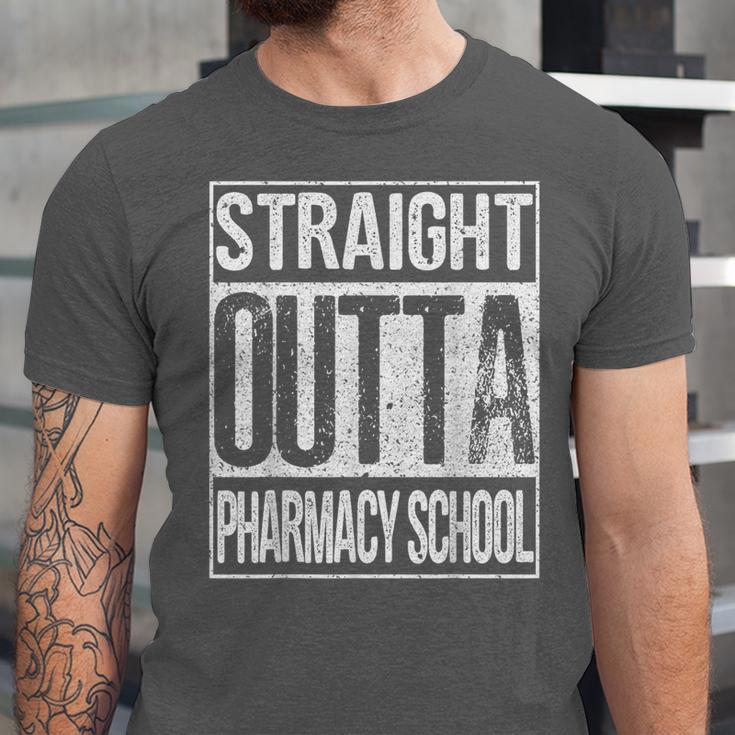 Straight Outta Pharmacy School Shirt Graduation Unisex Jersey T-Shirt