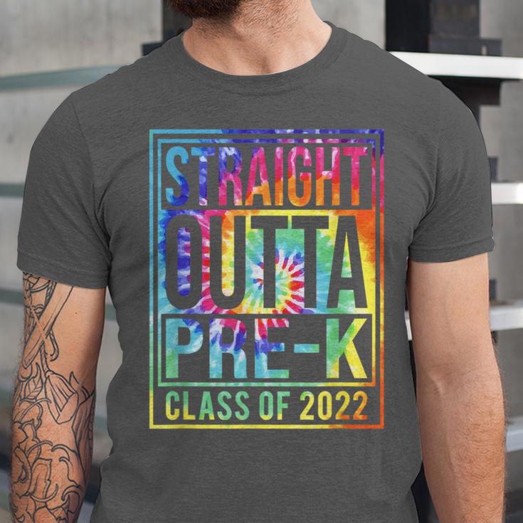 Straight Outta Pre-K Class Of 2022 Preschool Graduation Unisex Jersey T-Shirt