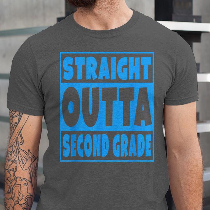 Straight Outta Second Grade Graduation Class Unisex Jersey T-Shirt
