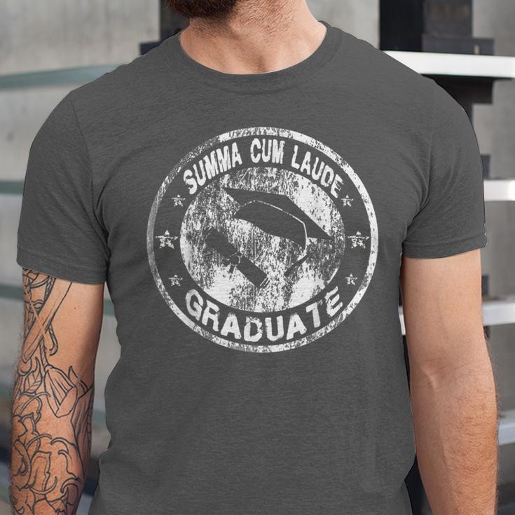 Summa Cum Laude Graduate GraduationShirt Men Women Unisex Jersey T-Shirt