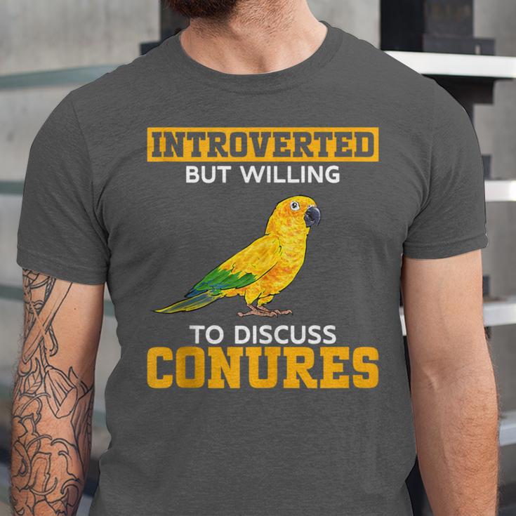 Sun Conure Introvert Parrot Bird Sun Conure Unisex Jersey T-Shirt Sun Conure Introvert Parrot Bird Sun Conure Unisex Jersey T-Shirt