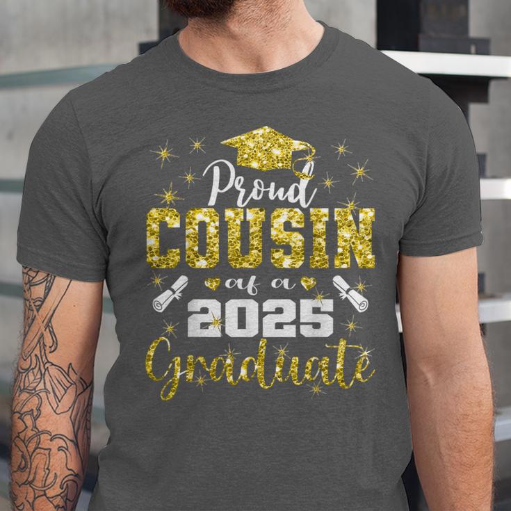 Super Proud Cousin Of 2025 Graduate Senior Graduation Family Unisex Jersey T-Shirt