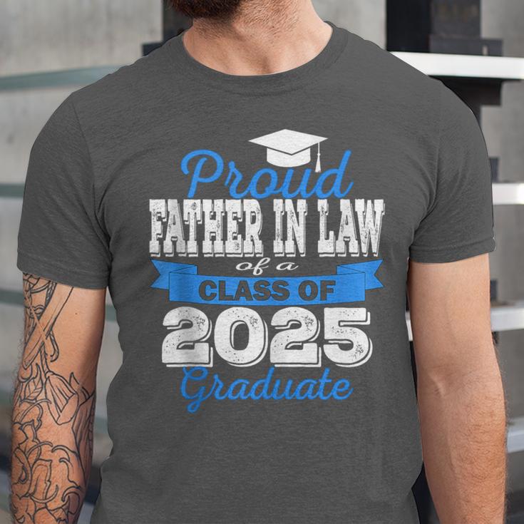Super Proud Father In Law Of 2025 Graduate Graduation Family Unisex Jersey T-Shirt