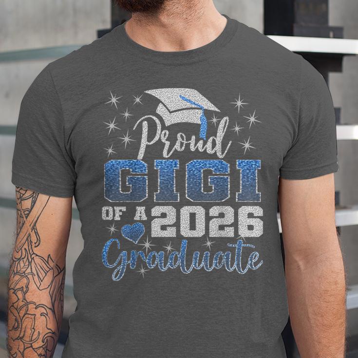 Super Proud Gigi Of 2026 Graduate Senior Graduation Family Unisex Jersey T-Shirt