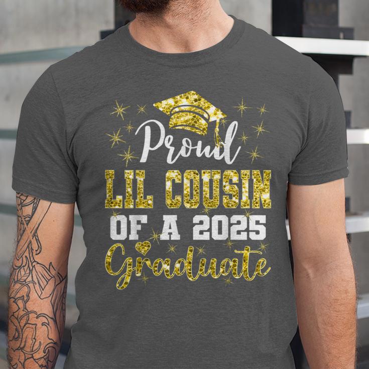 Super Proud Little Cousin Of 2025 Graduate Graduation Family Unisex Jersey T-Shirt