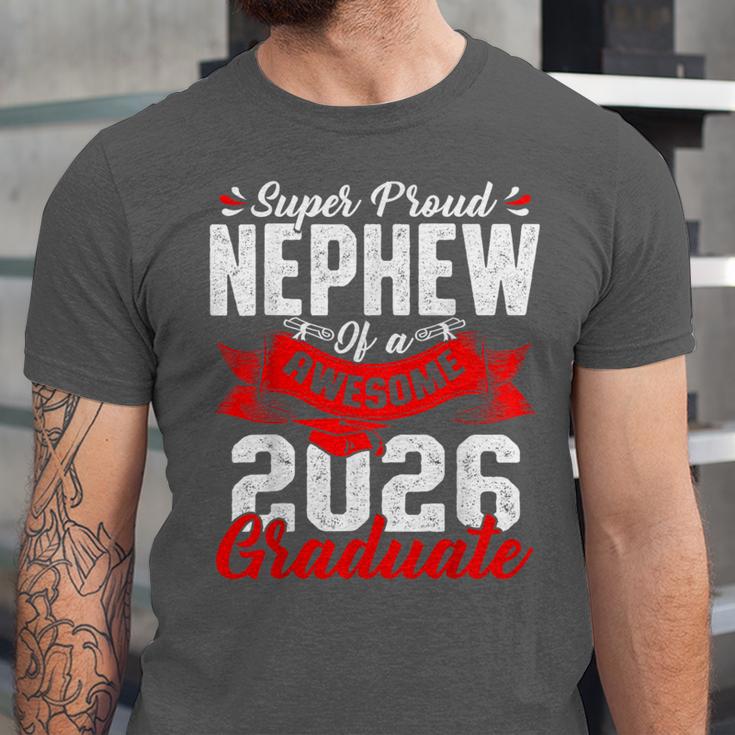 Super Proud Nephew Of a 2026 Graduate 26 Graduation Unisex Jersey T-Shirt