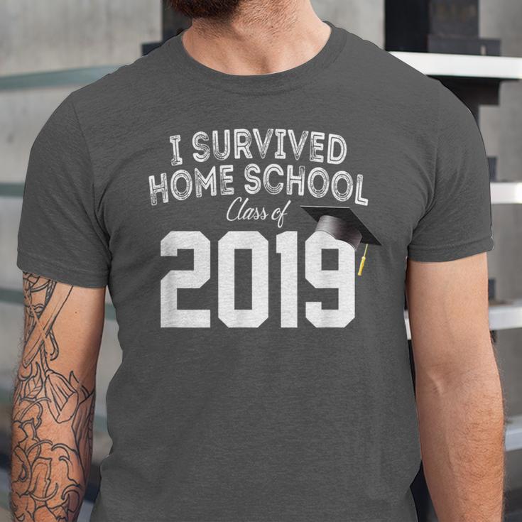 I Survived Home School Class Of 2019 Graduation t Shirt Unisex Jersey T-Shirt