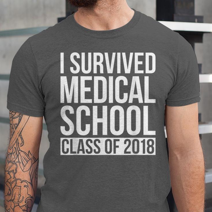 I Survived Medical School Class Of 2018 Graduation Shirt Unisex Jersey T-Shirt