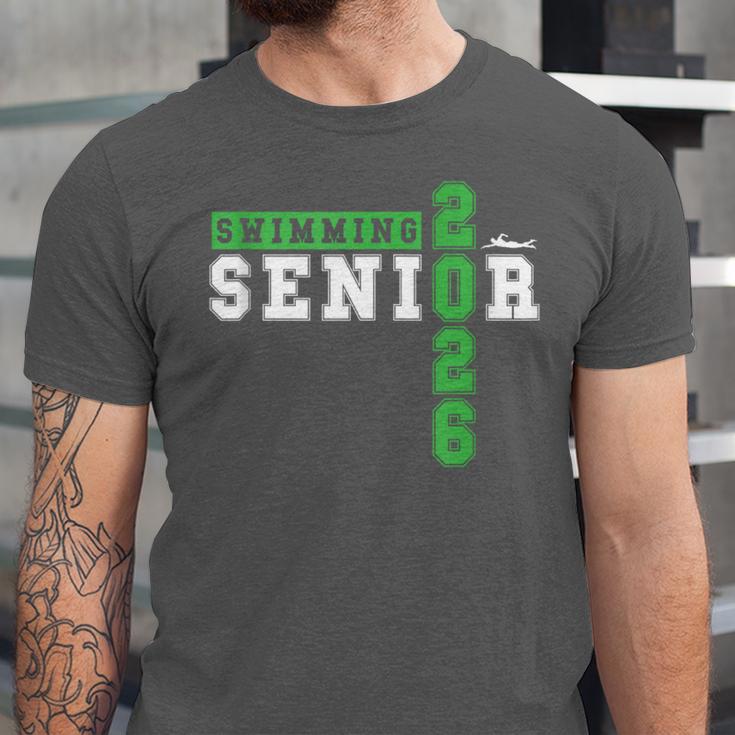 Swimming Senior Night Swim Senior 2026 Graduation 33 Unisex Jersey T-Shirt