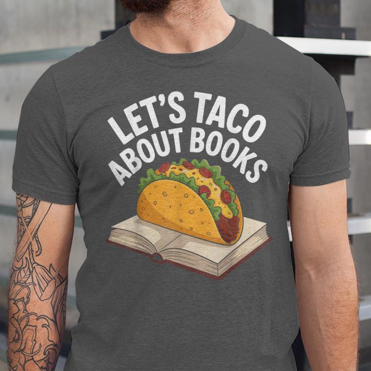 Taco Books Mexican Reading Teacher Book Lovers Bookish Unisex Jersey T-Shirt Taco Books Mexican Reading Teacher Book Lovers Bookish Unisex Jersey T-Shirt