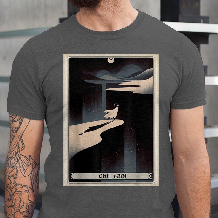 Tarot Cards Guide Book Esoteric Mysticism Clothing The Fool Tarot Card -Adults & Kids Small Short Sleeve Crew Neck Classic Fit Unisex Jersey T-Shirt