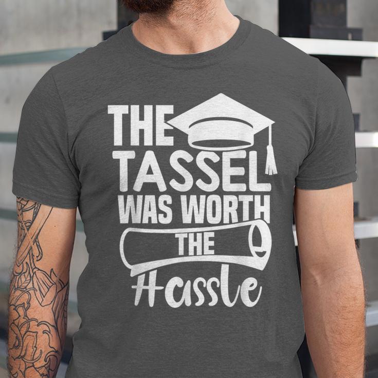 The Tassel Was Worth The Hassle Graduation Class Unisex Jersey T-Shirt