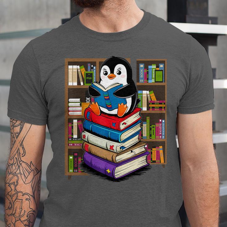 Teacher Librarian Kawaii Penguin Book Lover Penguin Unisex Jersey T-Shirt Teacher Librarian Kawaii Penguin Book Lover Penguin Unisex Jersey T-Shirt
