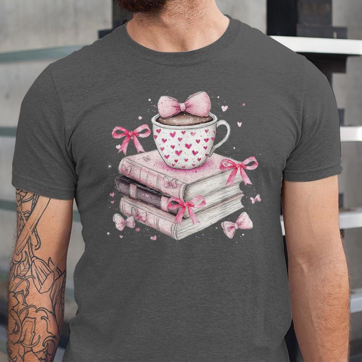 Teacher Valentine's Day All Booked For Valentines Reading Unisex Jersey T-Shirt